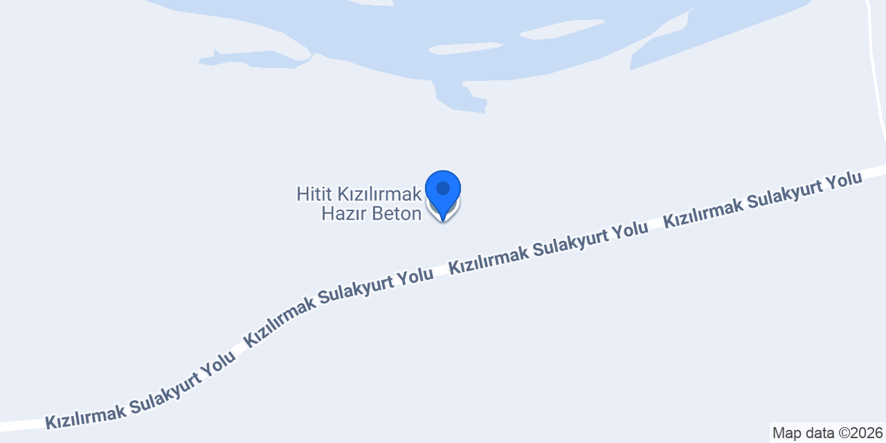 Hitit Kızılırmak Hazır Beton konumu