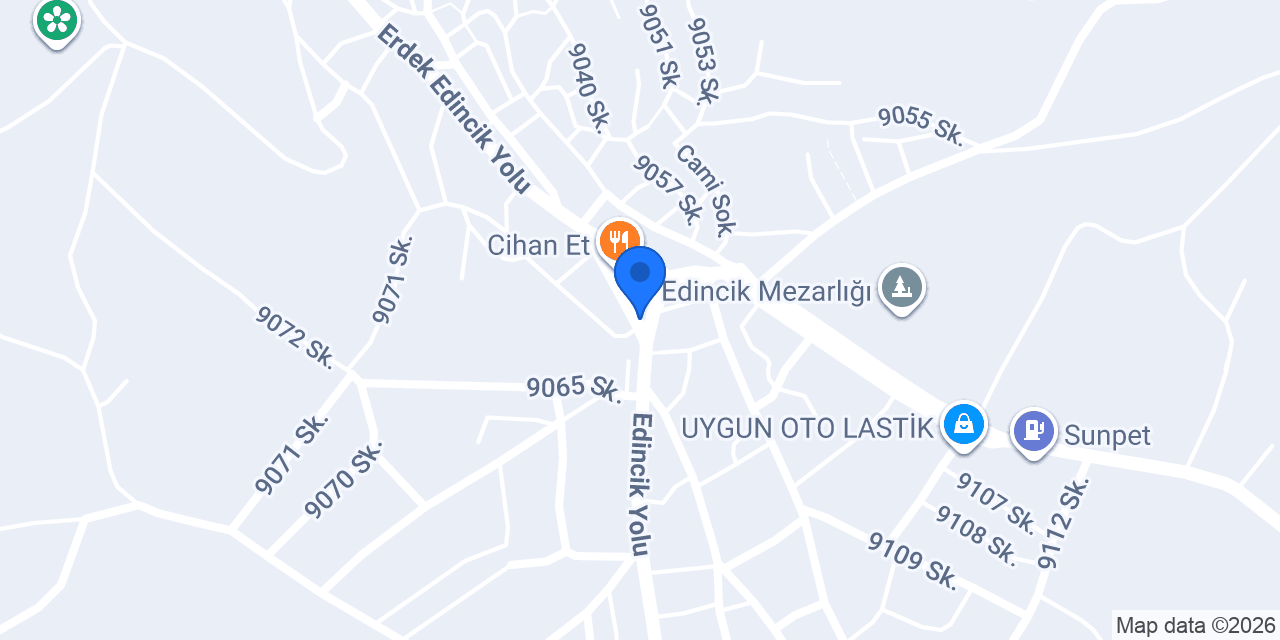 Edincik Sağlık Ocağı konumu