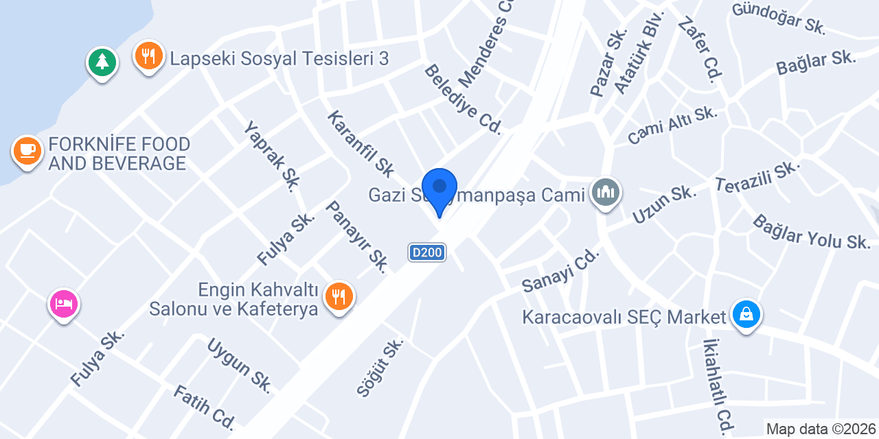 Gülfij Flower & Cafe konumu