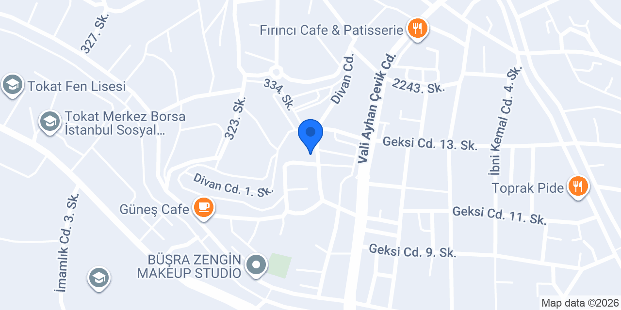 TOKAT HAYAT SU konumu