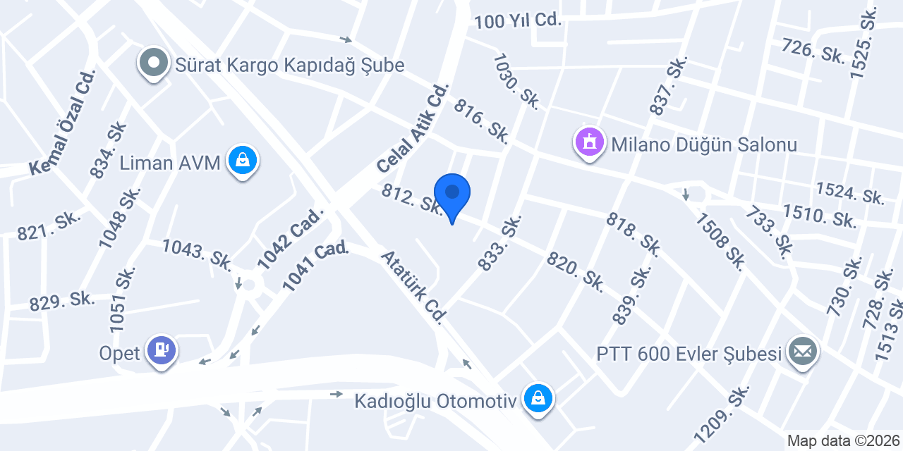 Baysan Ecza Deposu konumu