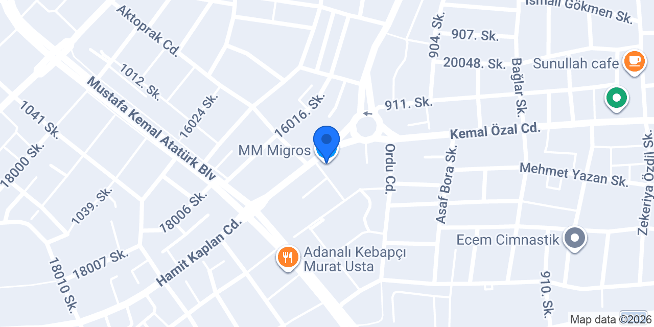 MM Migros konumu
