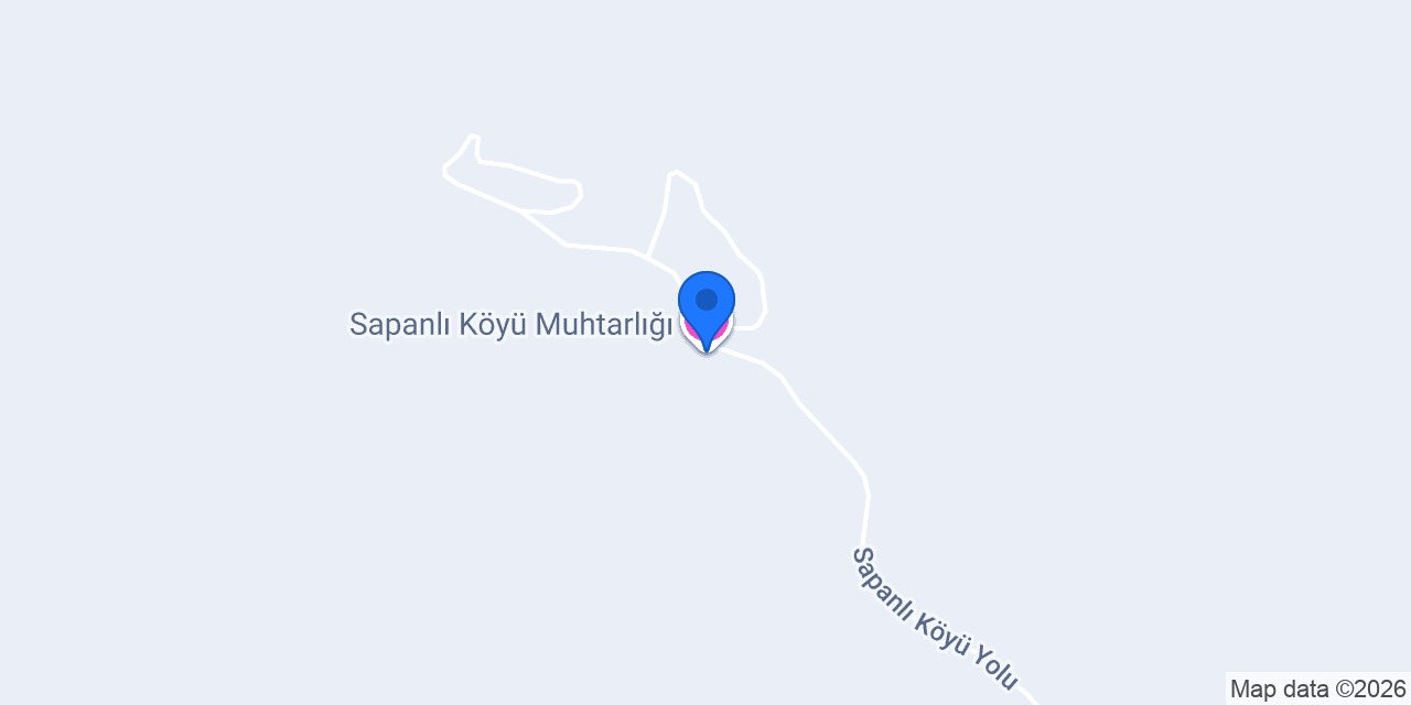 Sapanlı Köyü Muhtarlığı konumu
