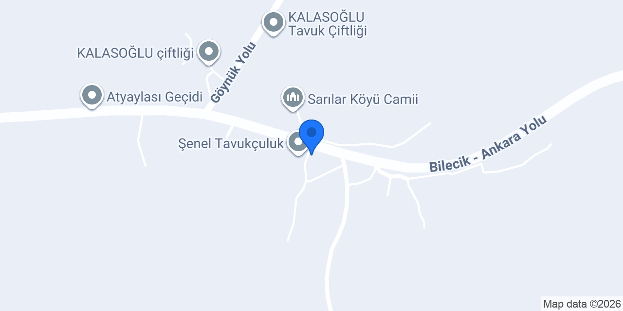 Şenel Yumurta konumu