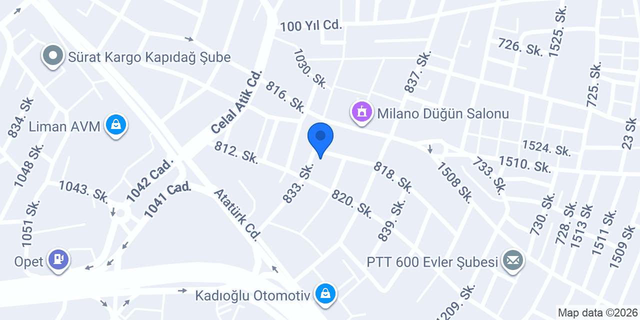 Otto Social House Mutfak konumu