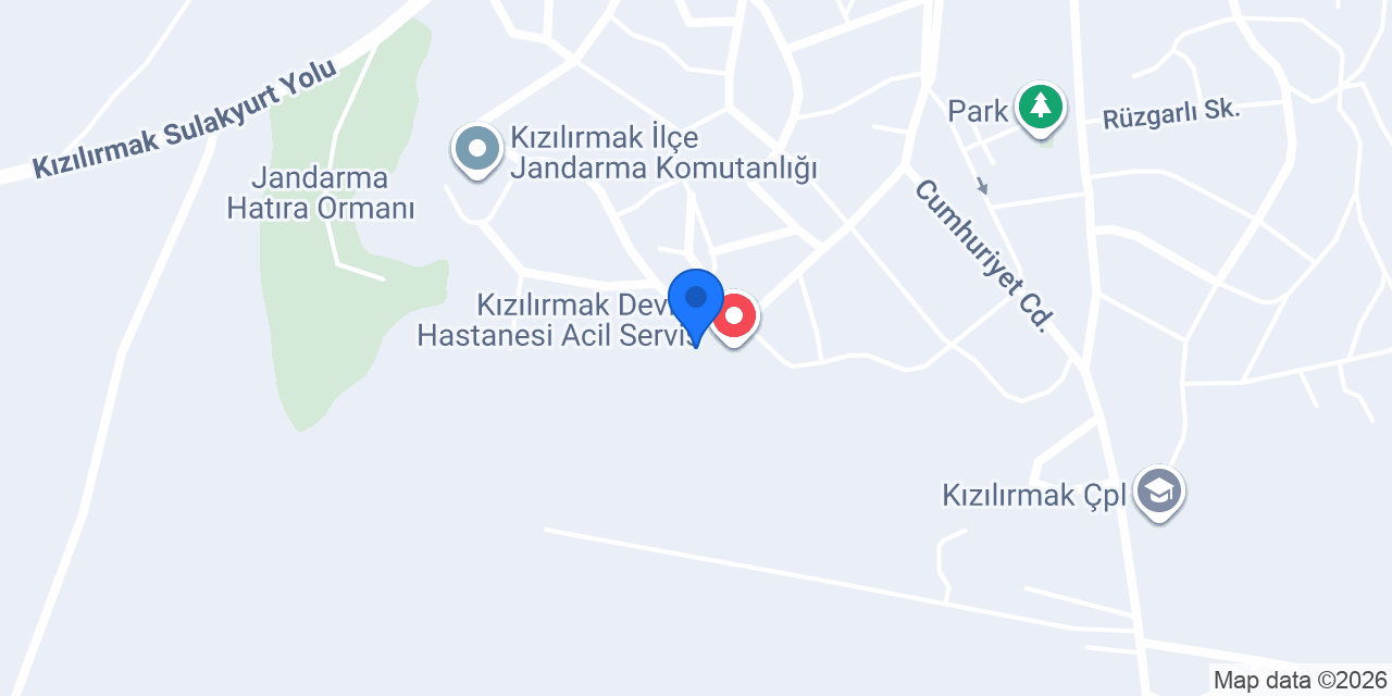 Kızılırmak Aile Sağlık Mer. konumu