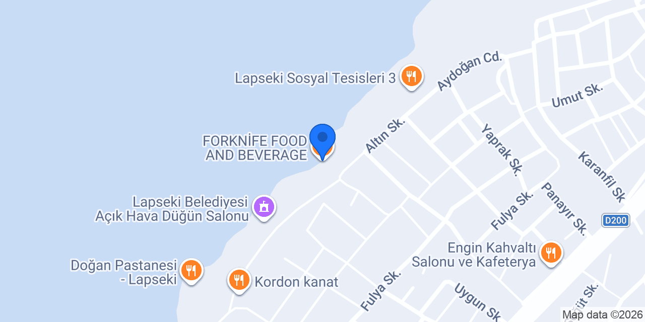 FORKNİFE FOOD AND BEVERAGE konumu