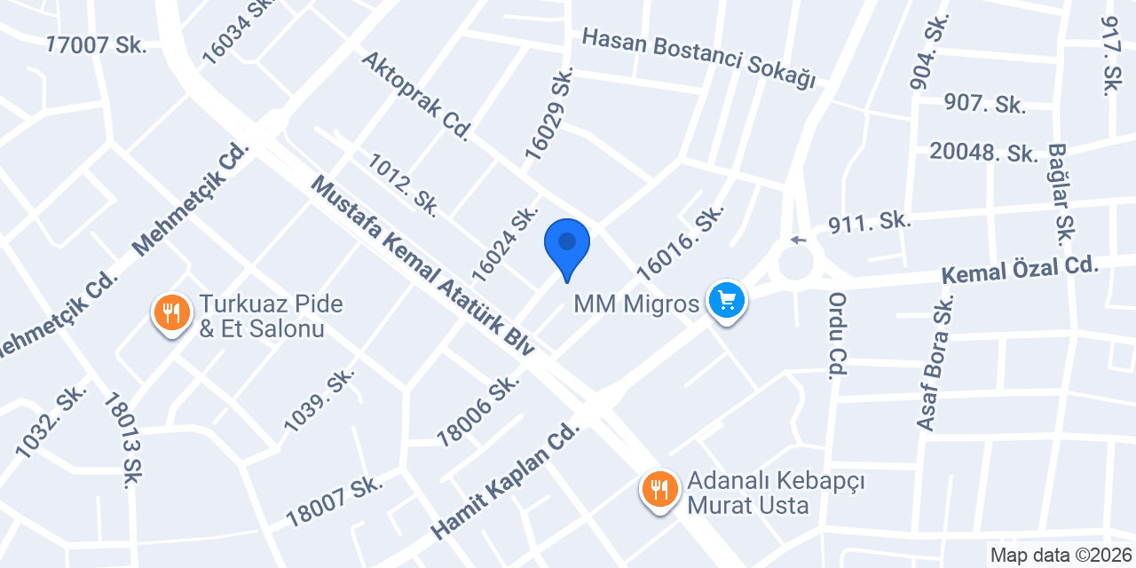 Uludağ Pide konumu