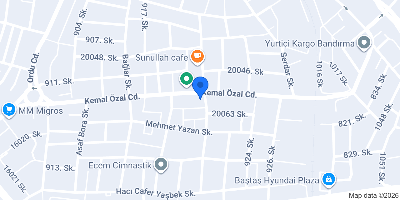 MEGADENT DİŞ POLİKLİNİĞİ konumu