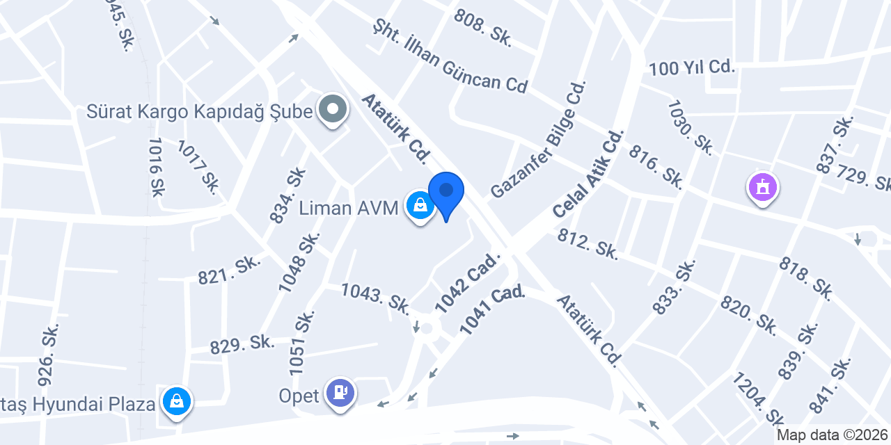 MADO Bandırma Liman Avm konumu