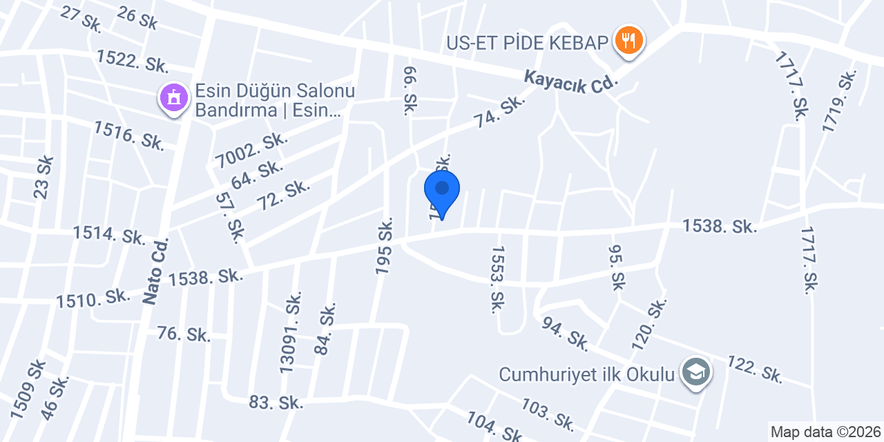 Çınar konumu