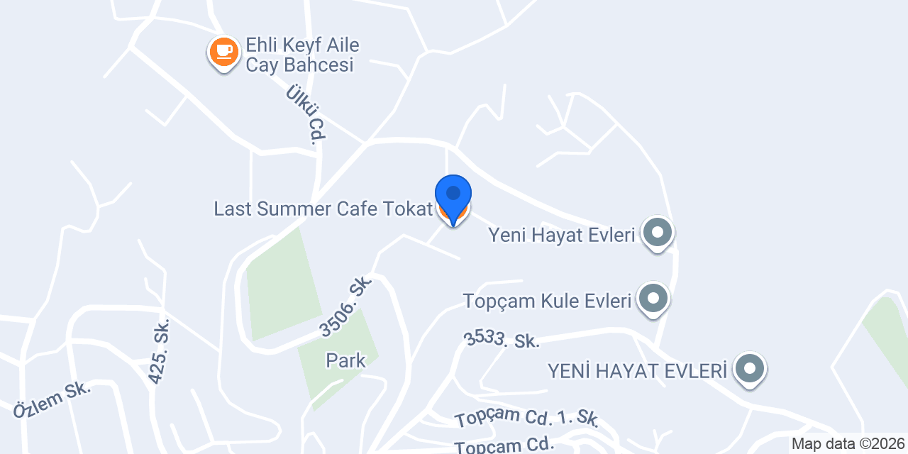 Last Summer Cafe Tokat konumu