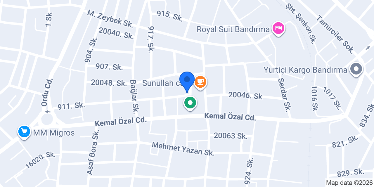 Kutlu Eczanesi konumu