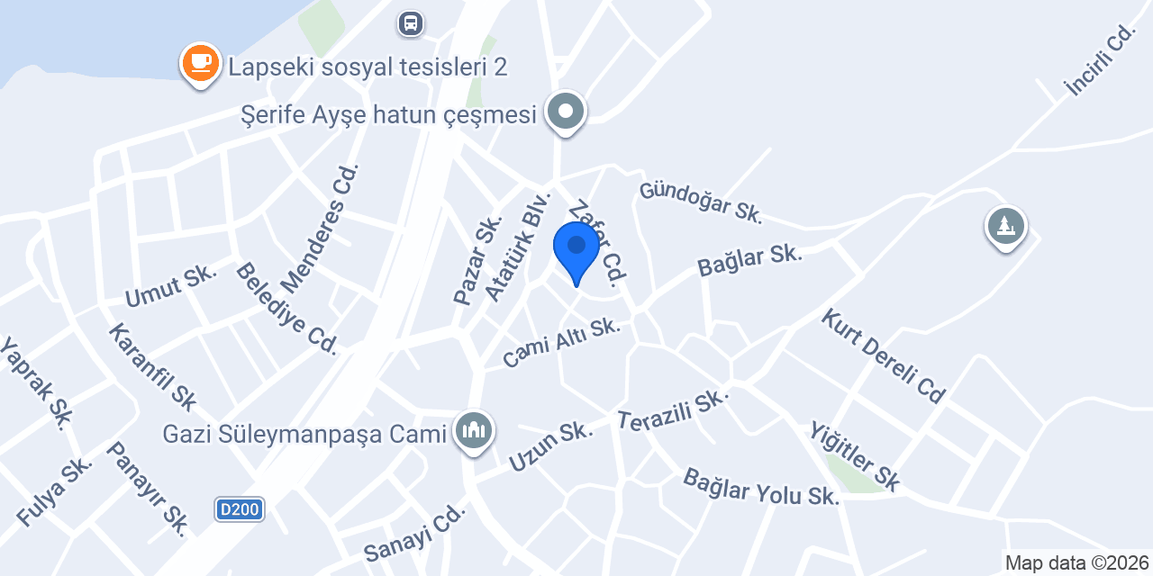 Şifa Baharat konumu
