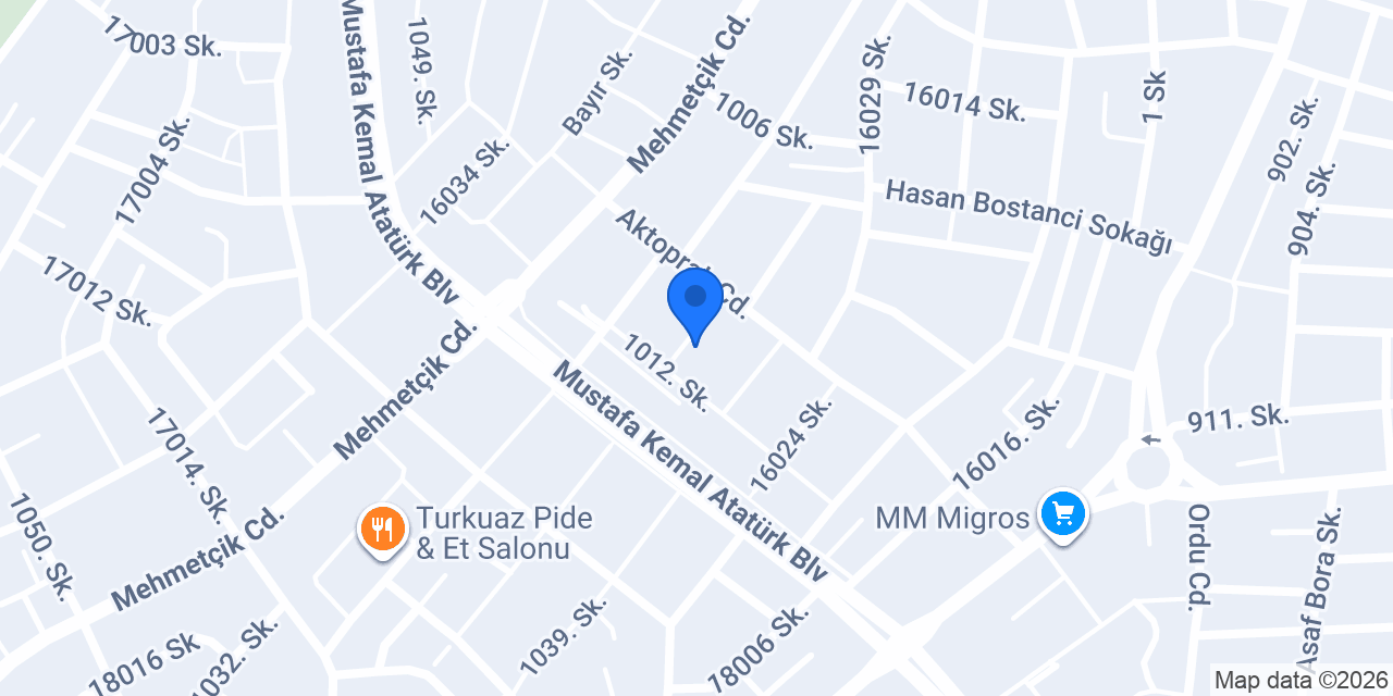 Bandırma Sağlık Apart konumu
