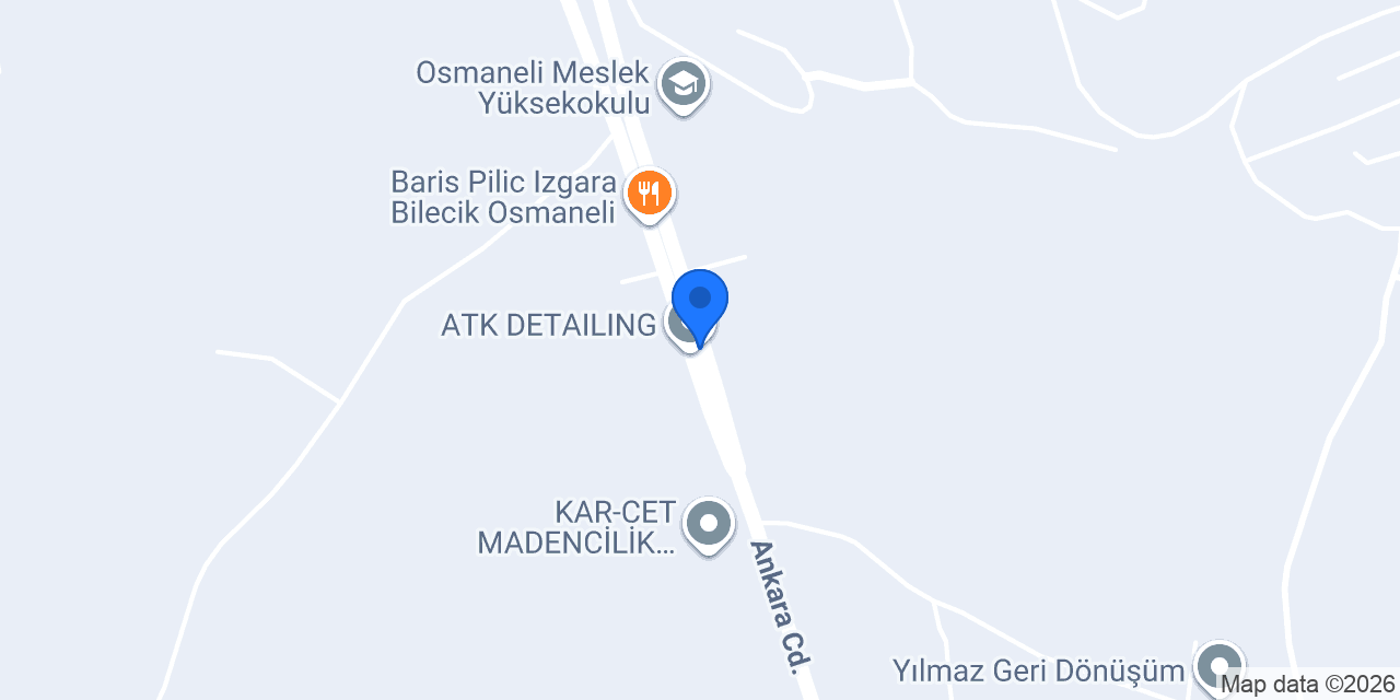 Metek Yapı Sistemleri Fabrika konumu