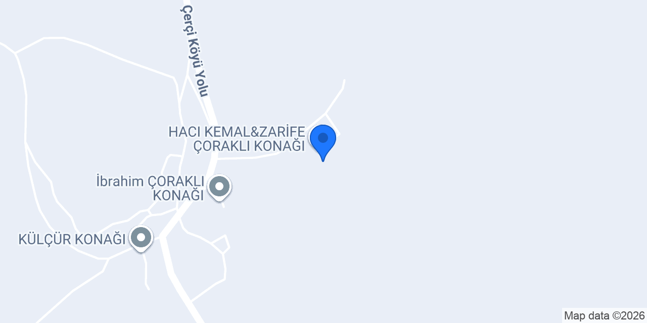 HACI KEMAL&ZARİFE ÇORAKLI KONAĞI konumu