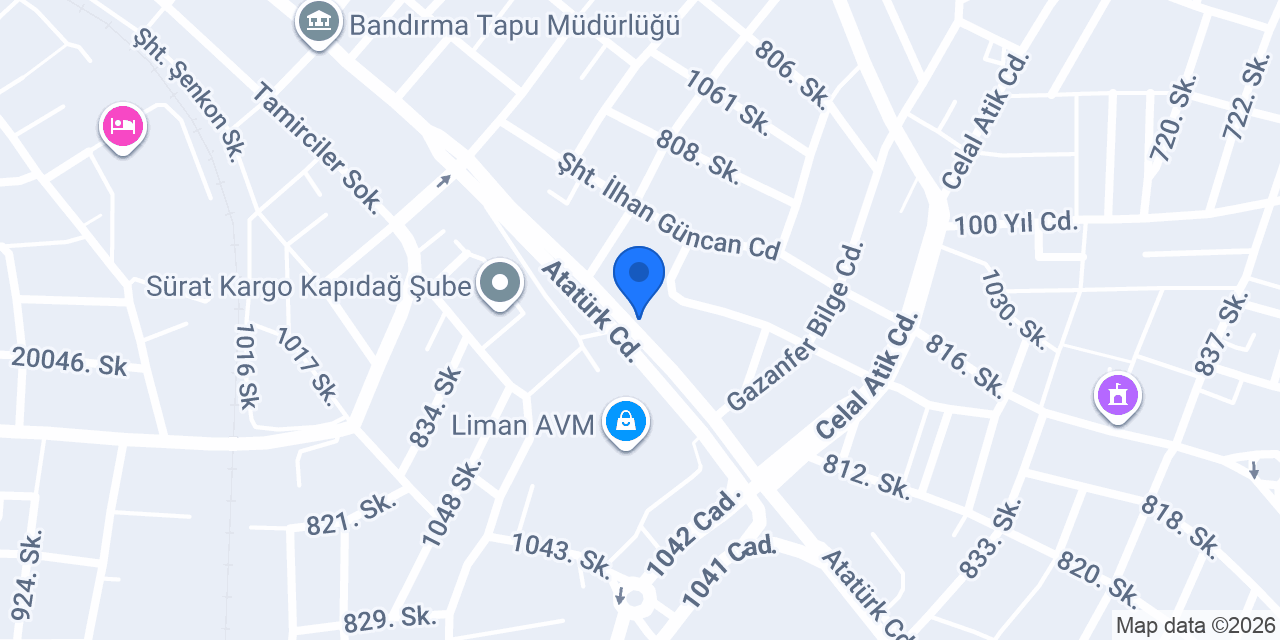 DEKAY YAPI MARKET BANDIRMA konumu