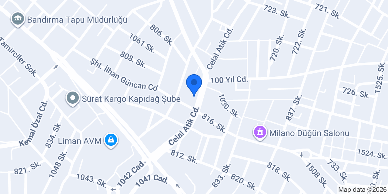 KUBAT GARAGE konumu