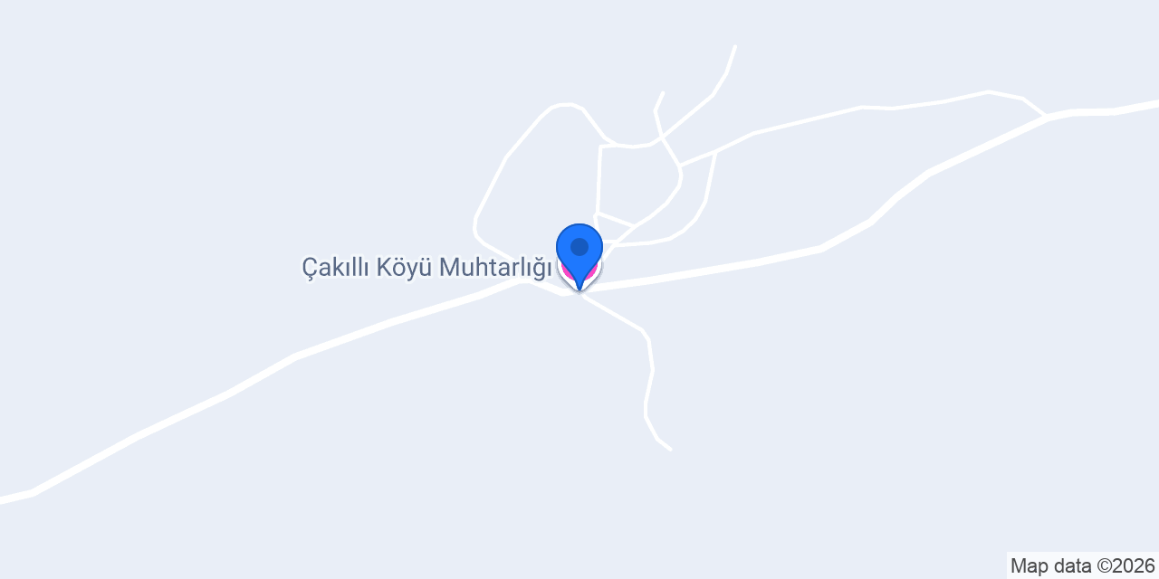 Çakıllı Köyü Muhtarlığı konumu