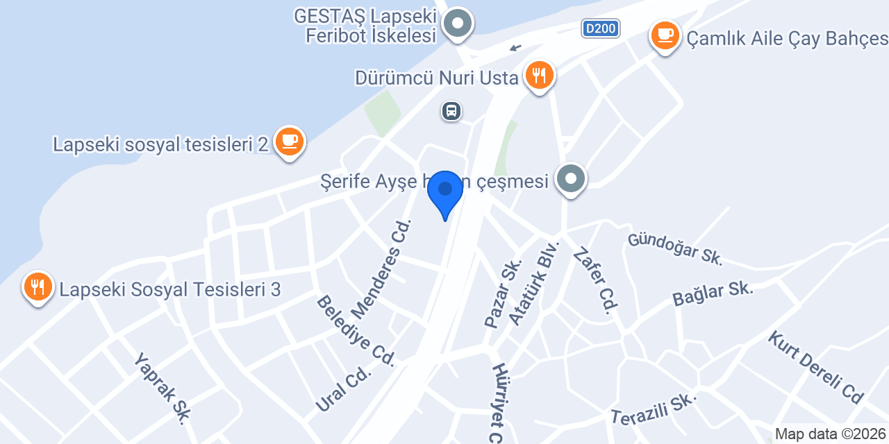 Lapseki Kokoreç konumu