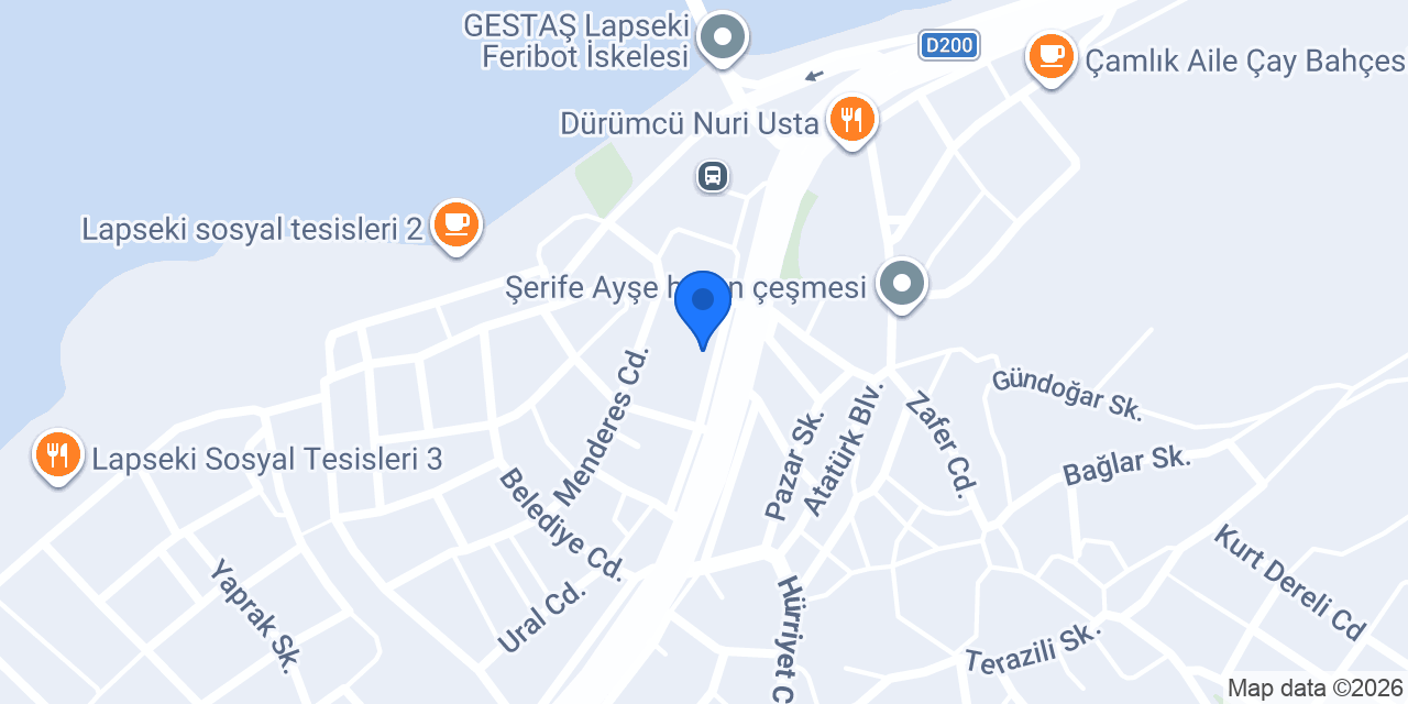 Bakkal konumu