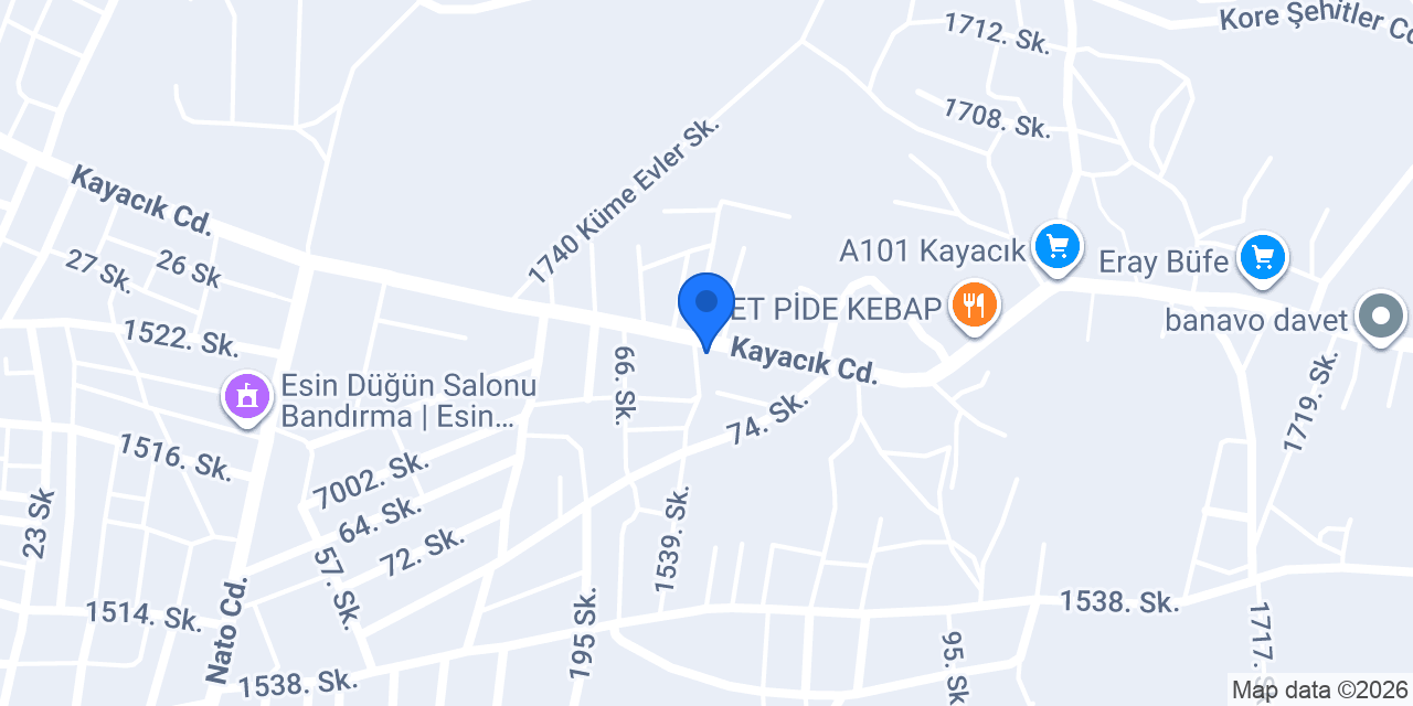 Genç Market konumu