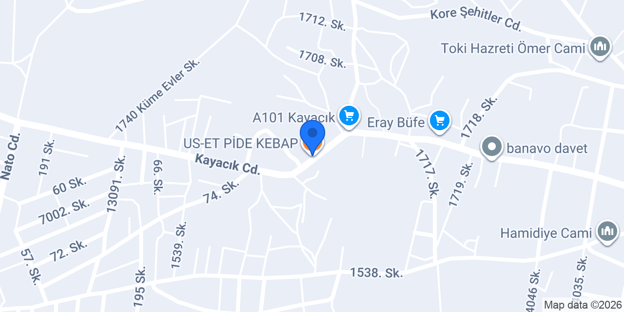 US-ET PİDE KEBAP konumu