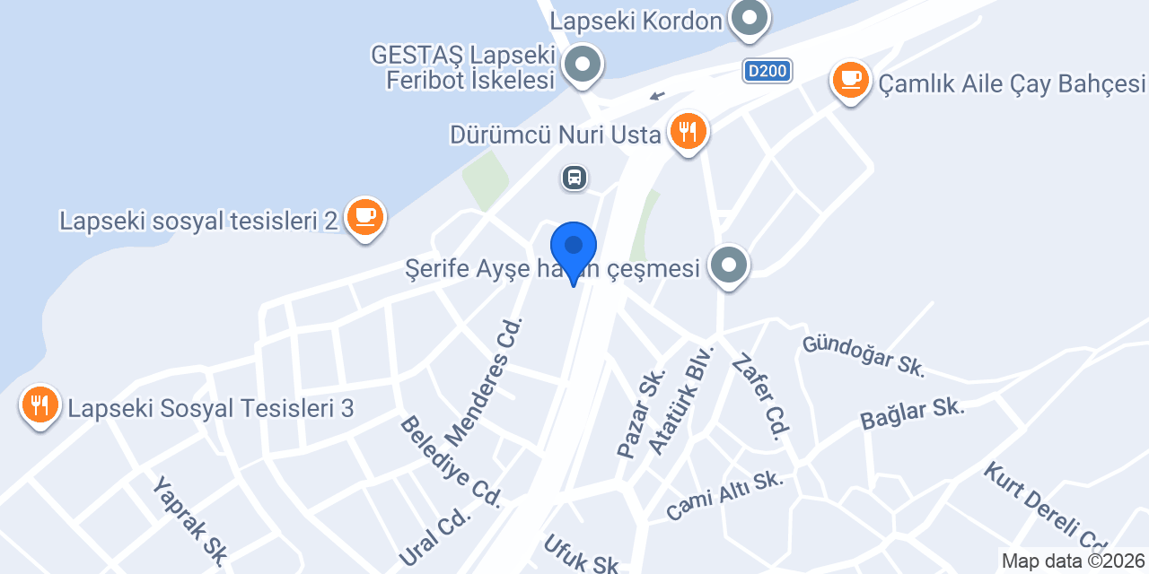Lapseki Halk Eğitimi Merkezi konumu