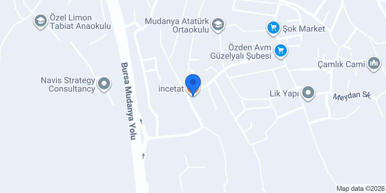 incetat konumu
