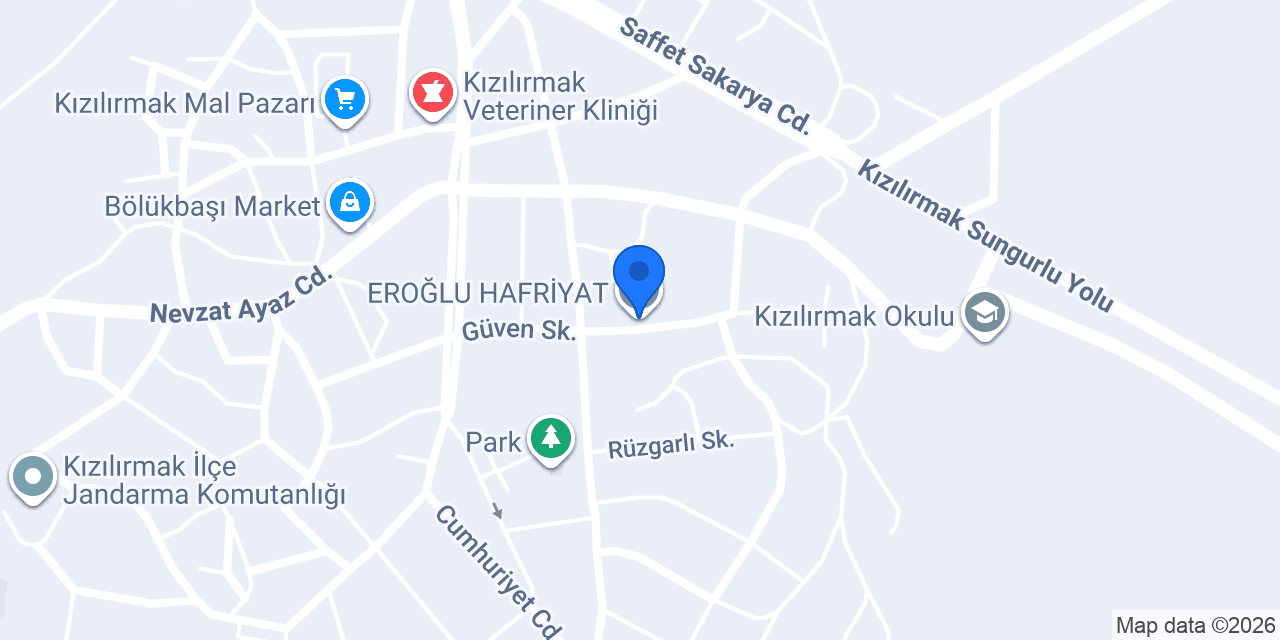 EROĞLU HAFRİYAT konumu