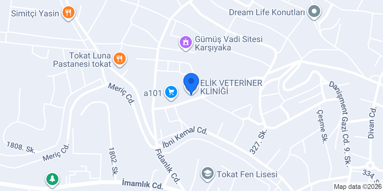 ELİK VETERİNER KLİNİĞİ konumu