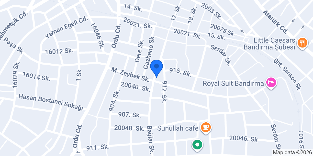 BİRCE KIRTASİYE konumu