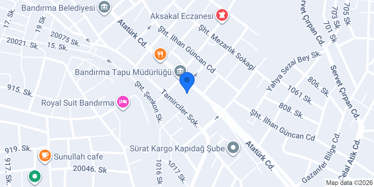 Gündoğdu Mobilya Bandırma konumu