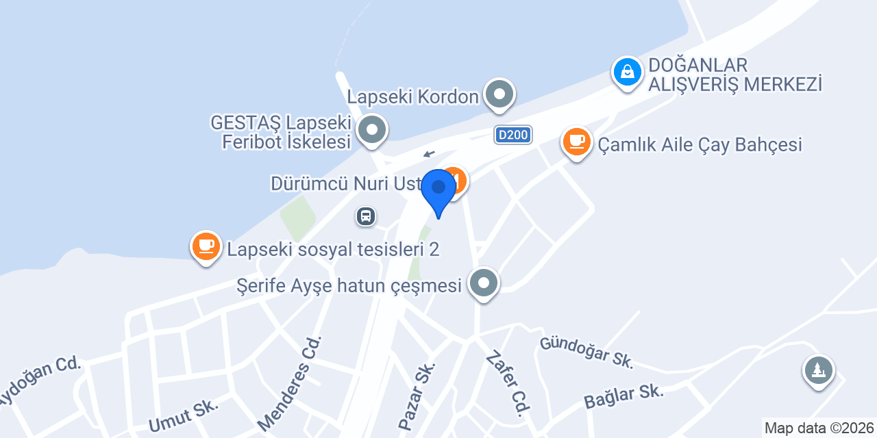 Lapseki Öğretmenevi konumu