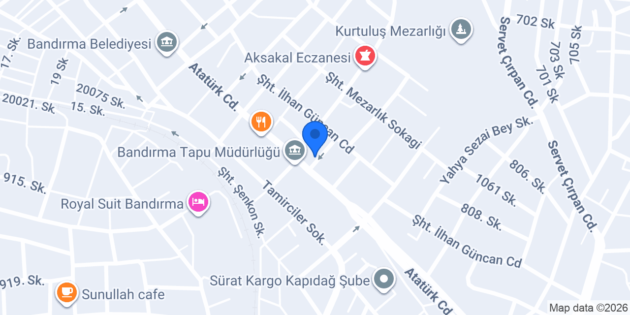 Anıl Taksi konumu
