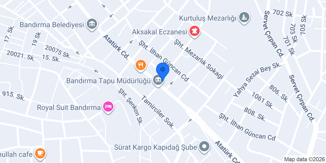 Bandırma Emlak konumu