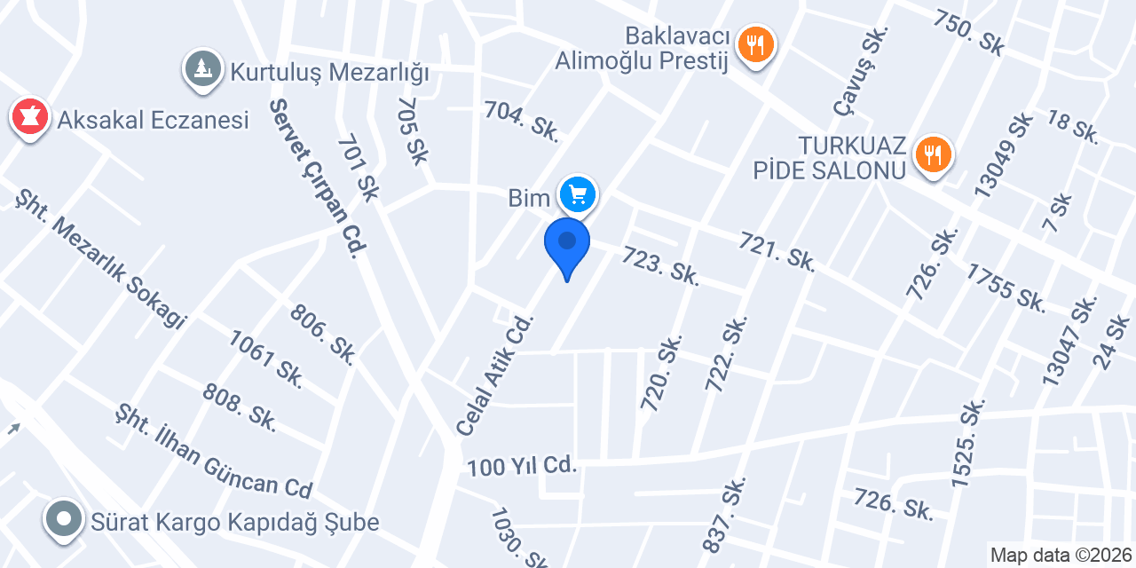 Özel Gelecek İzi Anaokulu konumu