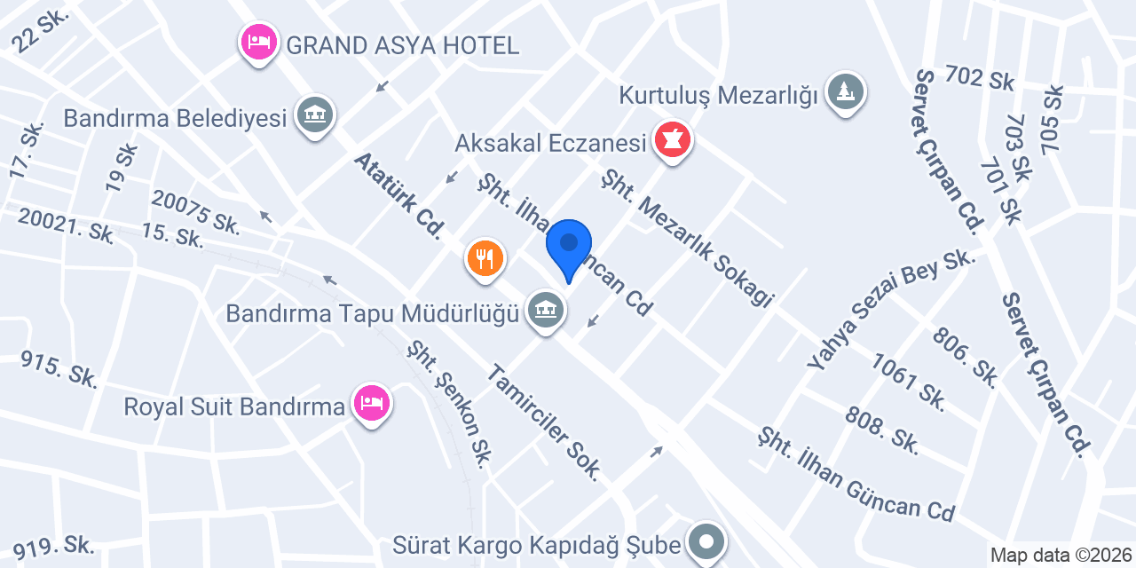 Kasap Ümit Usta | Bandırma konumu
