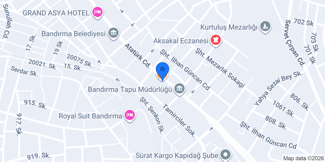Little Caesars Bandırma Şubesi konumu