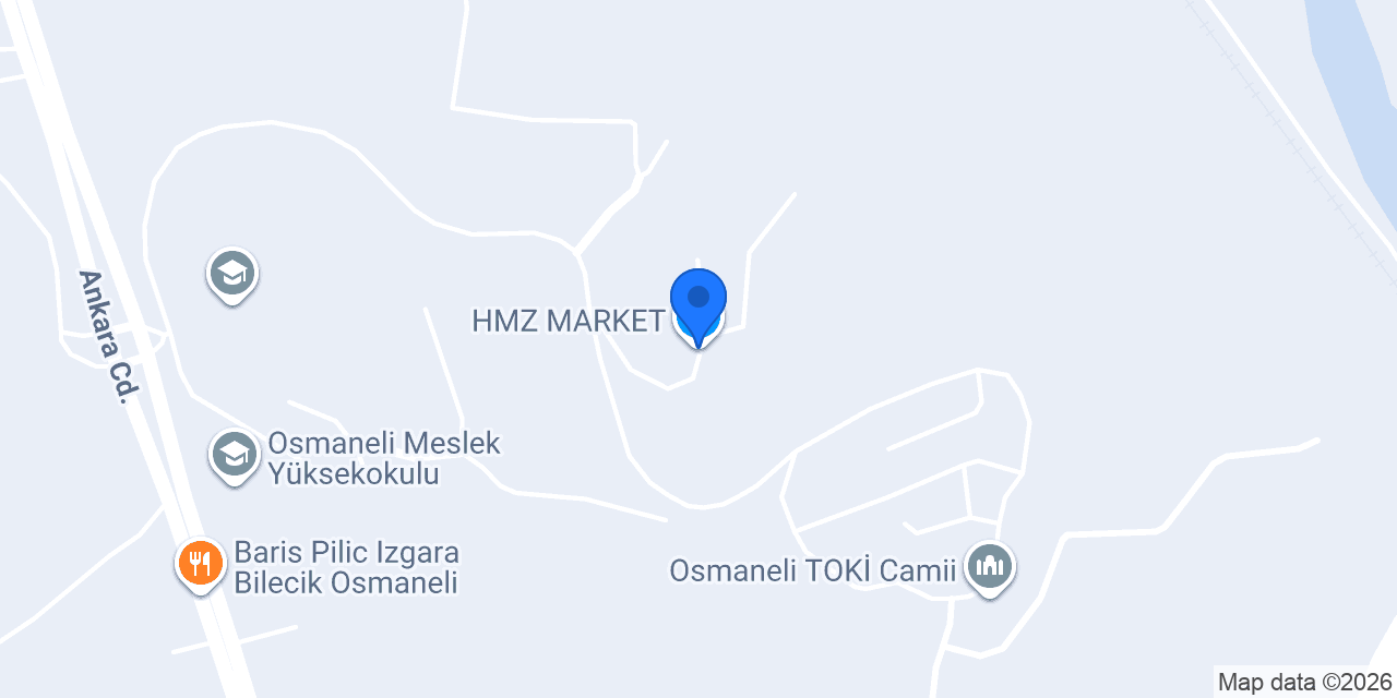 HMZ MARKET konumu