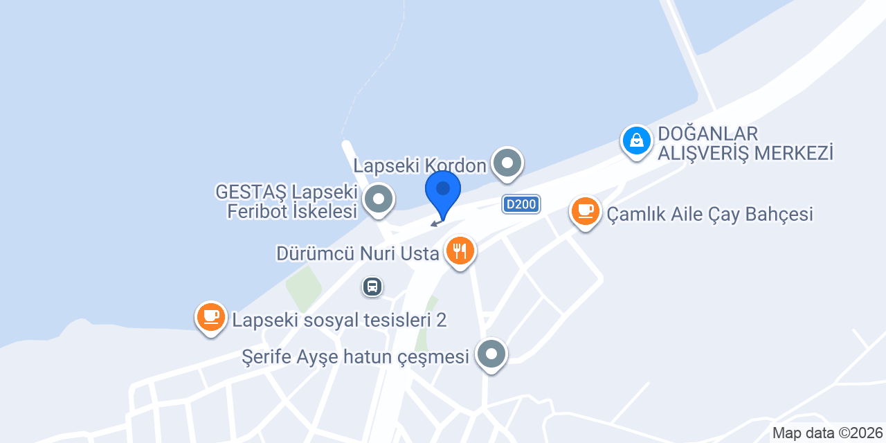 Pak ET DÖNER İSKELE konumu