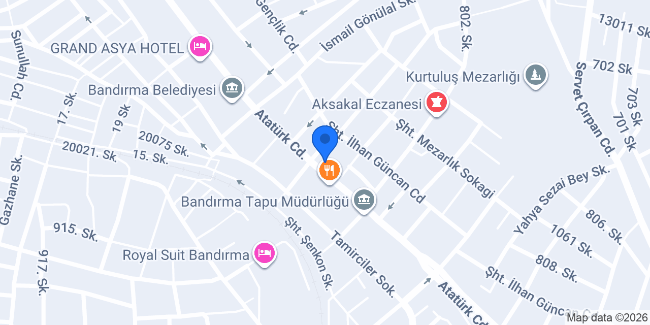 ÇINAR YAPI MARKET konumu