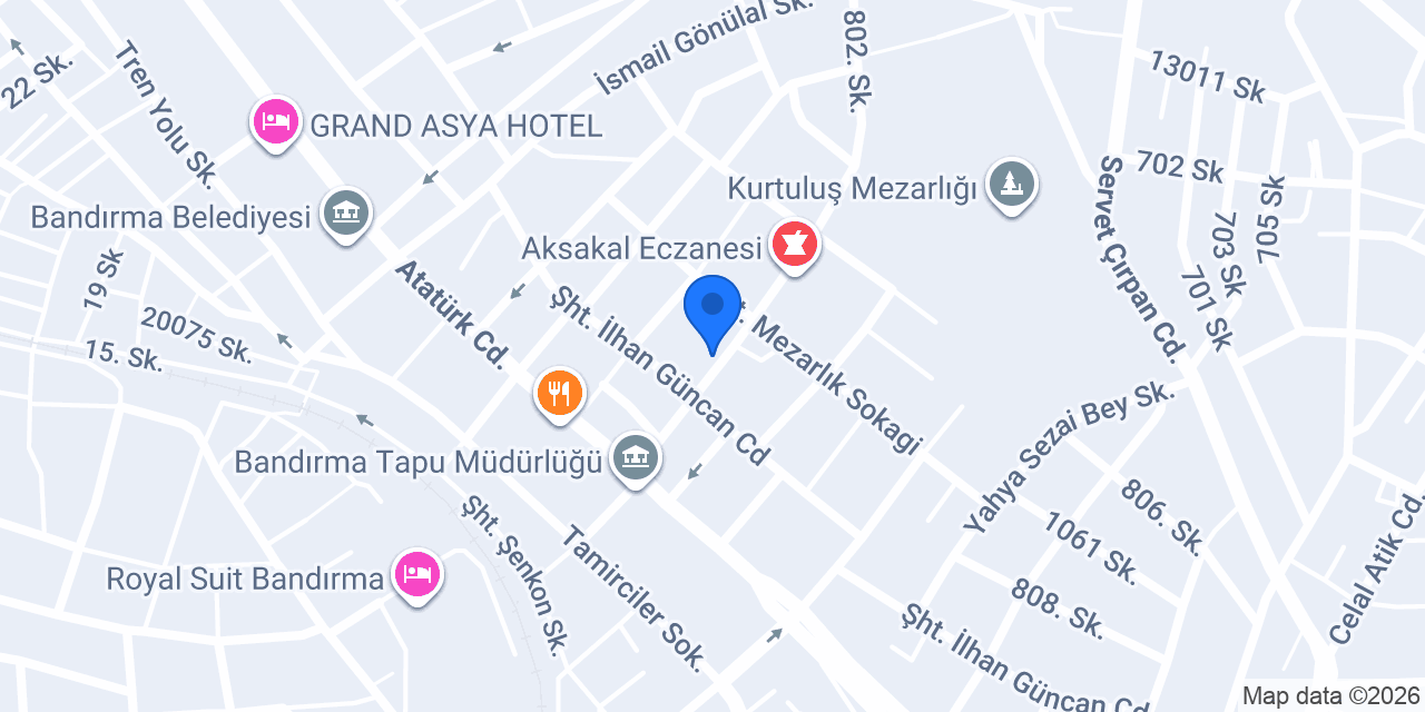 Fatih Orta Okulu konumu