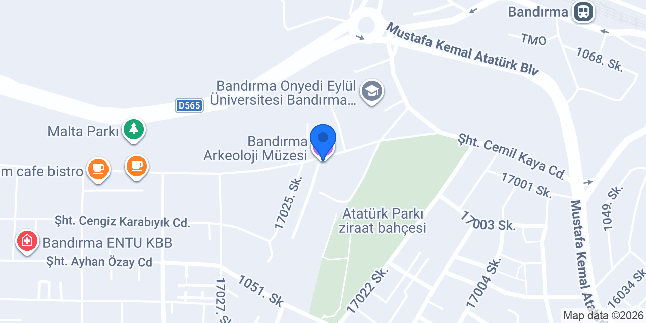 Bandırma Arkeoloji Müzesi konumu