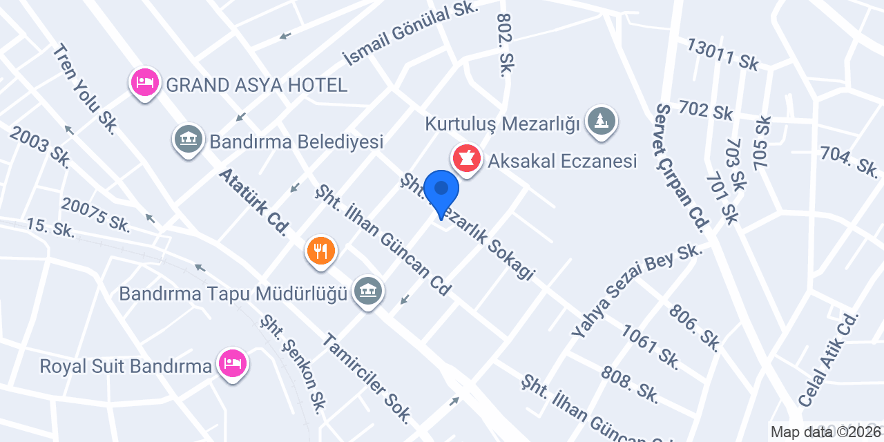 Arkadaş Boya konumu