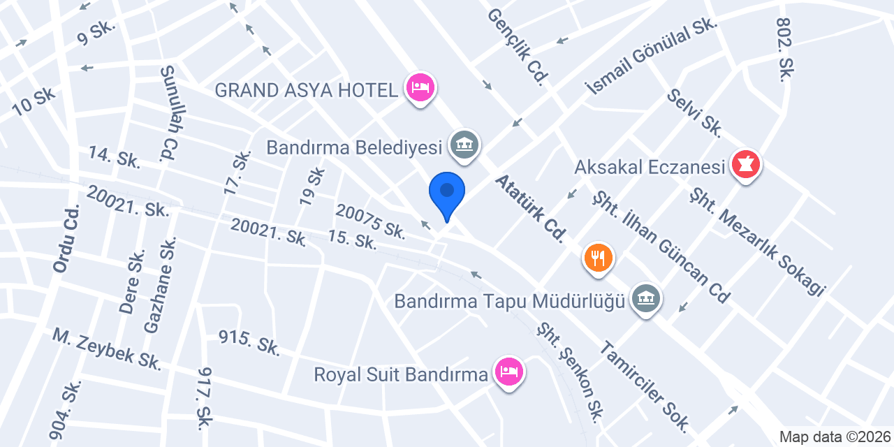 Beyaz Köşe Mini Market konumu