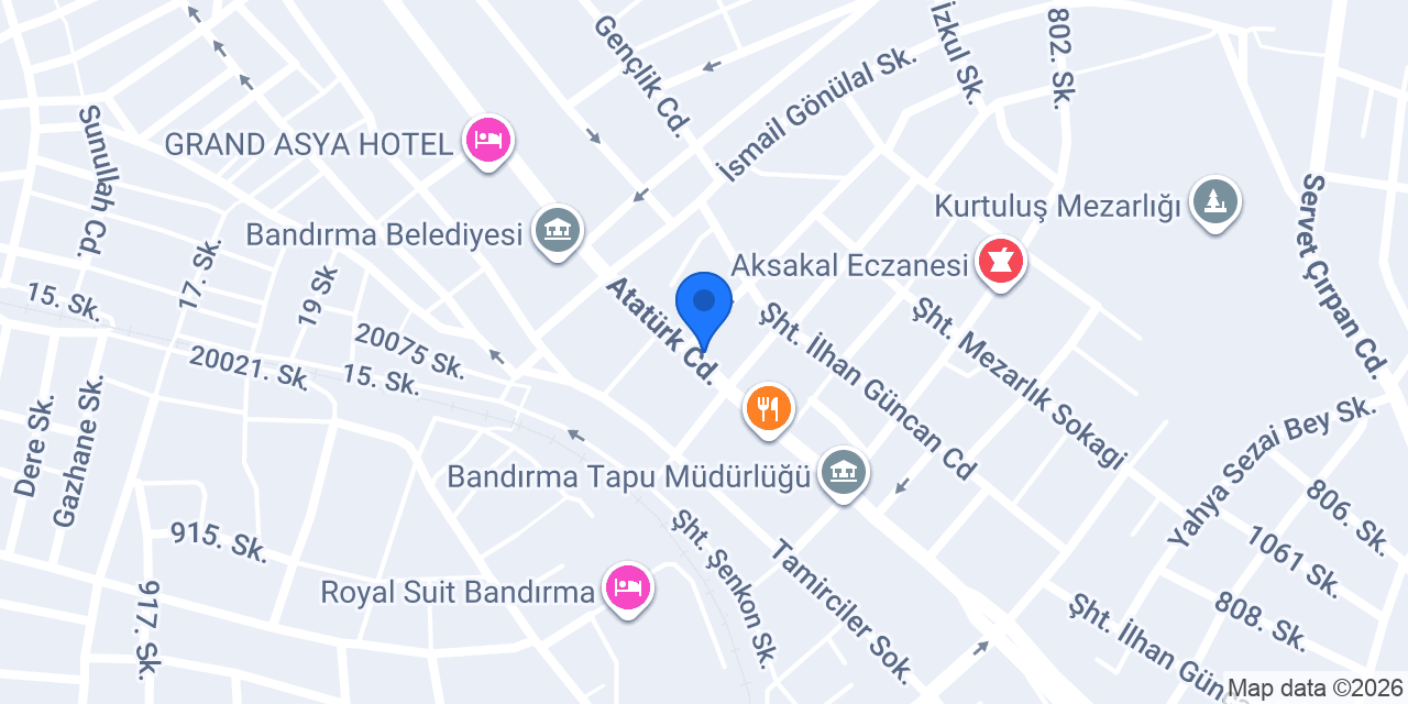 Tanı Taksi konumu