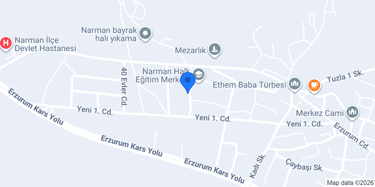 Narman Anaokulu konumu