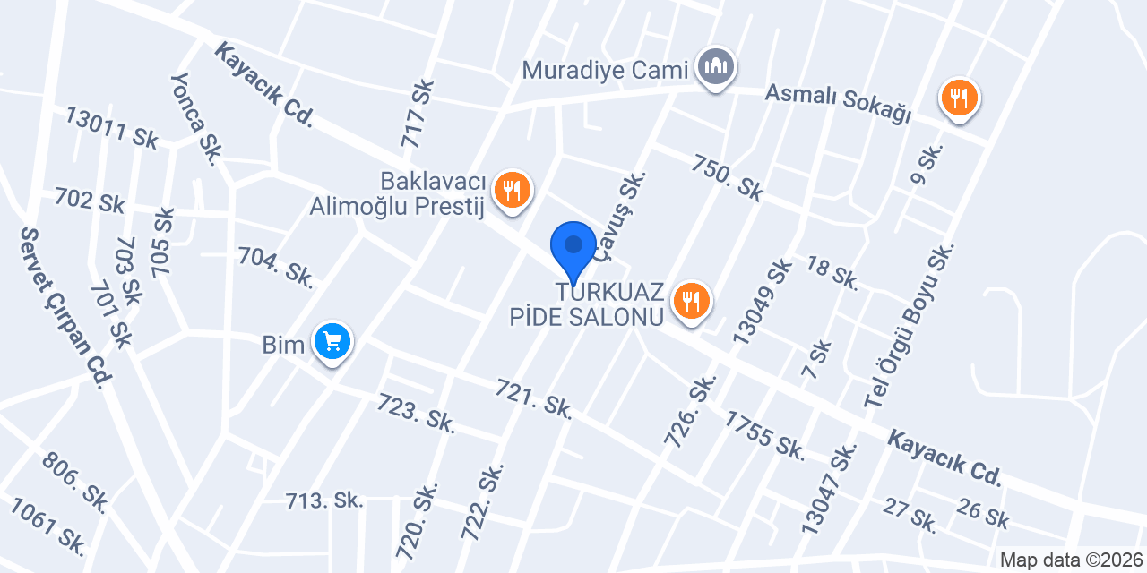 Çınar Taksi konumu